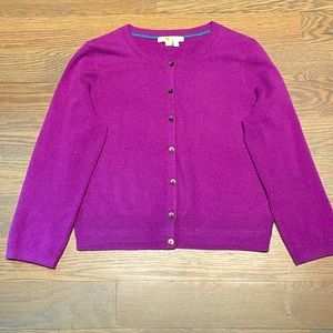 NWOT Boden cashmere cropped cardigan